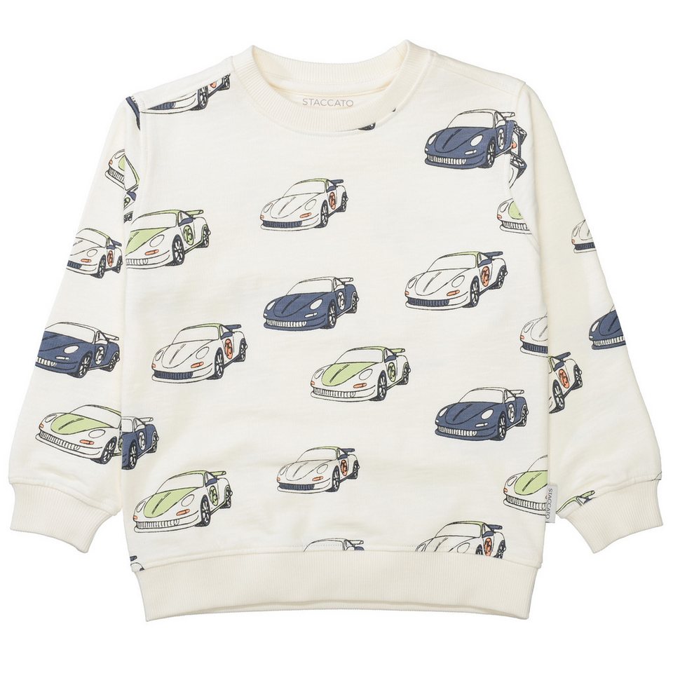 STACCATO Sweatshirt (2-tlg) 2er Pack, Auto-Motive und Zahlenprint für Boys – Bild 3 von 5