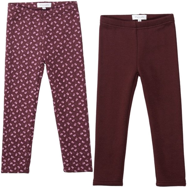 STACCATO Thermoleggings (Packung) 2er Pack bedruckt und unifarben / Winter-Leggins für Girls