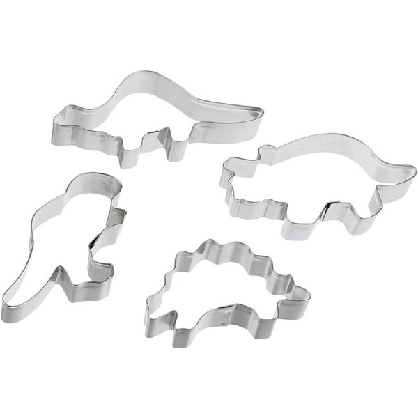 STÄDTER Ausstechform Ausstechformen Set, braun, 7,5-9,5 cm, Weißblech, Ideal für Plätzchen und kreative Backprojekte