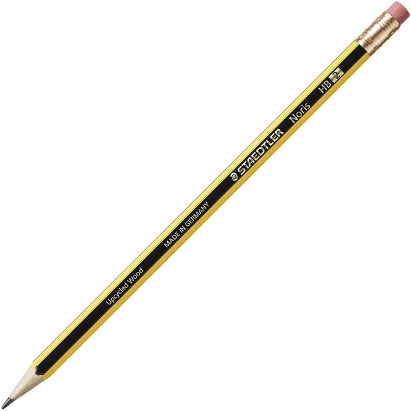 Staedtler Noris Bleistift 122 HB, "Upcycled Wood", mit Radiertip