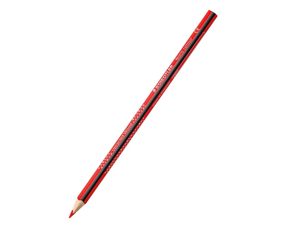 Staedtler Noris colour Buntstifte, "Upcycled Wood", farbig sortiert, 12 Stk., Dreikant – Bild 2 von 4