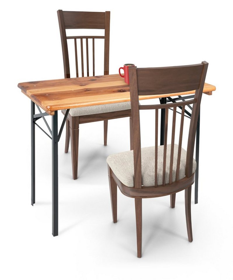 Stagecaptain Gartentisch "Hirschgarten" kurzer Bierzelttisch für Balkon 117 cm (4-St), ebenso kann auch als Esstisch, Campingtisch, Klapptisch dienen – Bild 2 von 5