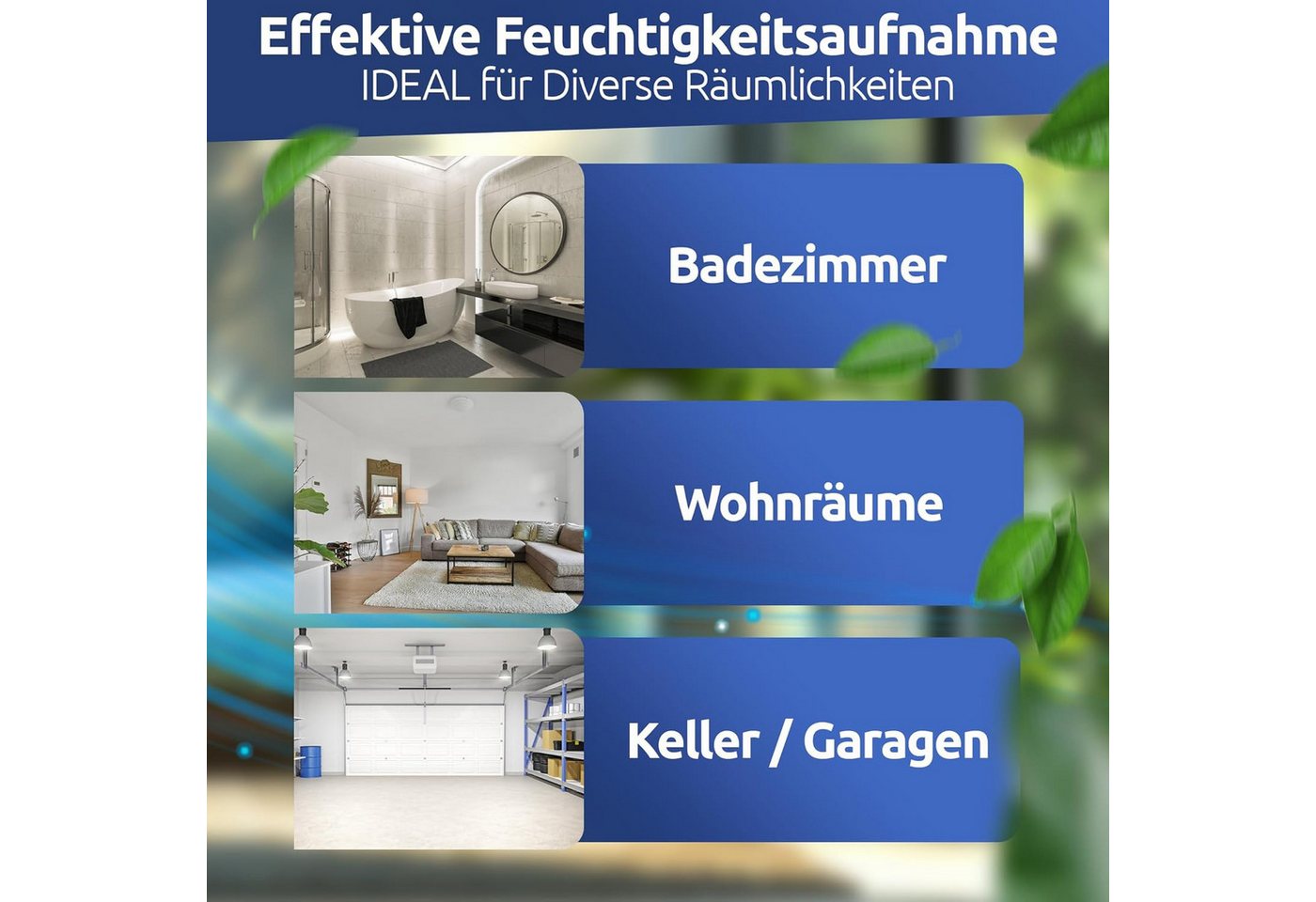 STAHLMANN COMMERCE GmbH Luftentfeuchter-Nachfüllpack Luftentfeuchter Nachfüllpack [12 x 450 g] Granulat Zitrone Duft, für Alle Gängigen Luftentfuchter mit einem – Bild 5 von 5