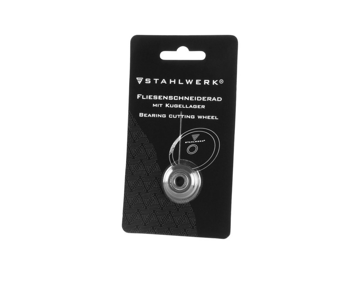 STAHLWERK manueller Fliesenschneider 3 x Universal Fliesenschneidrad 22 x 6 x 6 mm 14 mm Schneidleistung, Set, 1-tlg., Set, perfekte Schneidleistung – Bild 5 von 5