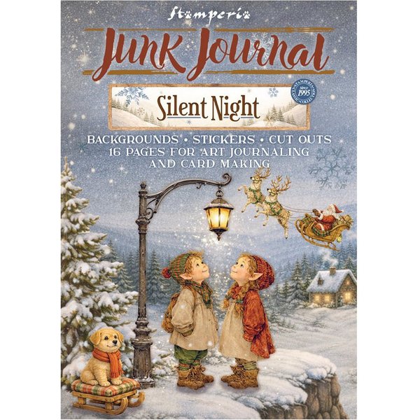 Stamperia Motivpapier Junk Journal Book Silent Night, 16 Blatt