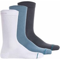 STANCE Unisex Socken 3er Pack - Icon, Logo, Basic, Crew Socken, Größe 38-42 in Grau
