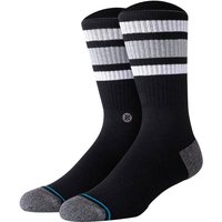 STANCE Unisex Socken - Boyd ST, Logo, Streifen, Crew Socken, Größe 38-42 in Schwarz
