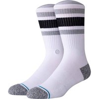 STANCE Unisex Socken - Boyd ST, Logo, Streifen, Crew Socken, Größe 38-42 in Weiß