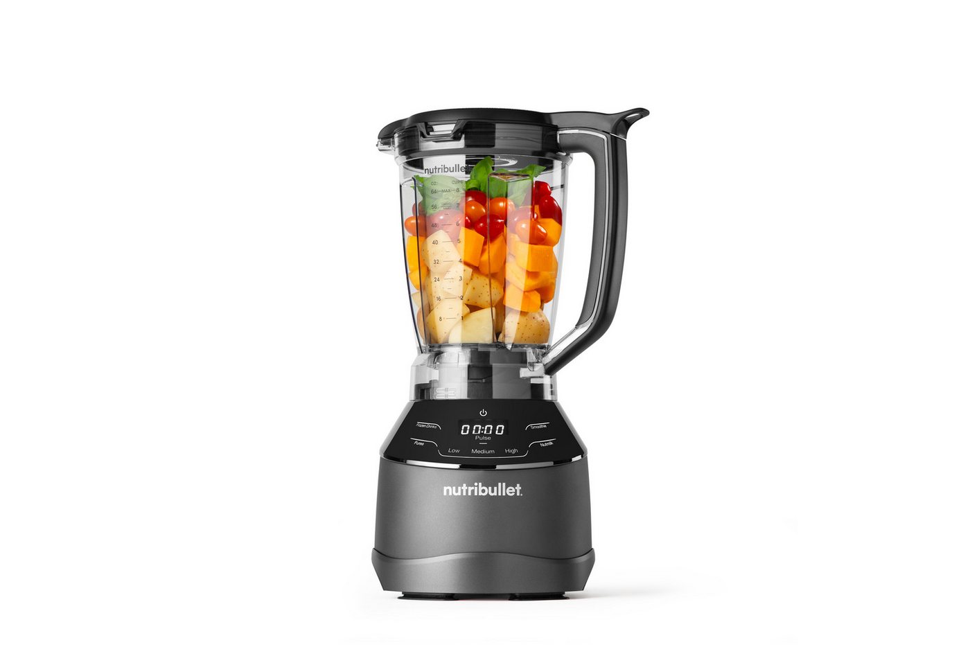 nutribullet Standmixer nutribullet Full Size Blender Combo NBF580B - Standmixer, 1200 Watt, 1500 W, 3 Geschwindigkeitsstufen, 1,8 Liter Krug, 2 Mixbecher (700&9 – Bild 2 von 5