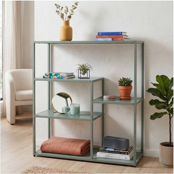 MCW Standregal MCW-P98, Minimalistisches Design, im Industrie-Style