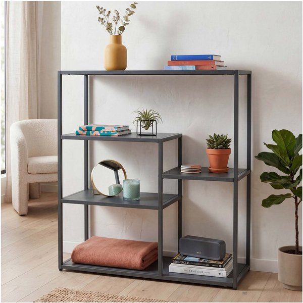 MCW Standregal MCW-P98, Minimalistisches Design, im Industrie-Style