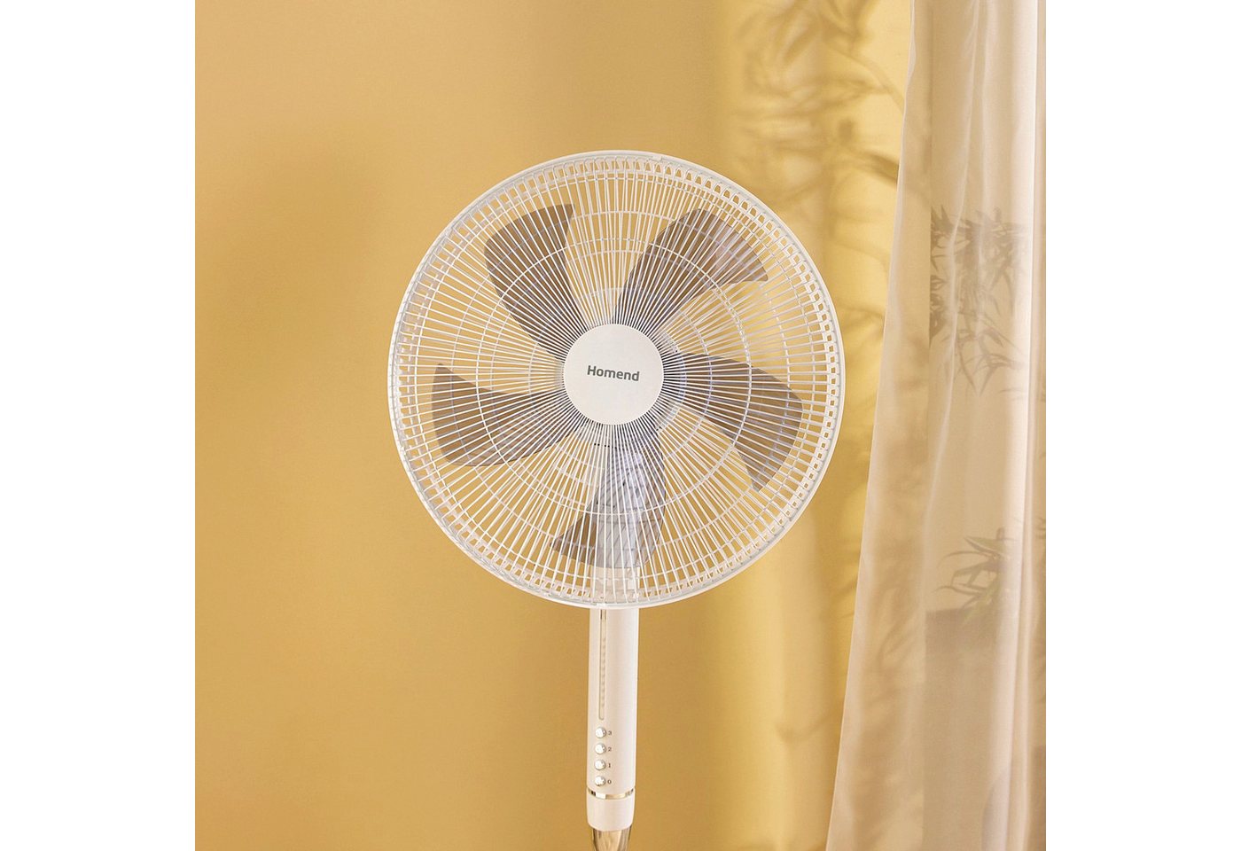Homend Standventilator Homend Fanomen 9010H Standventilator, verstellbar, Schwenkkopf, 55W – Bild 2 von 5