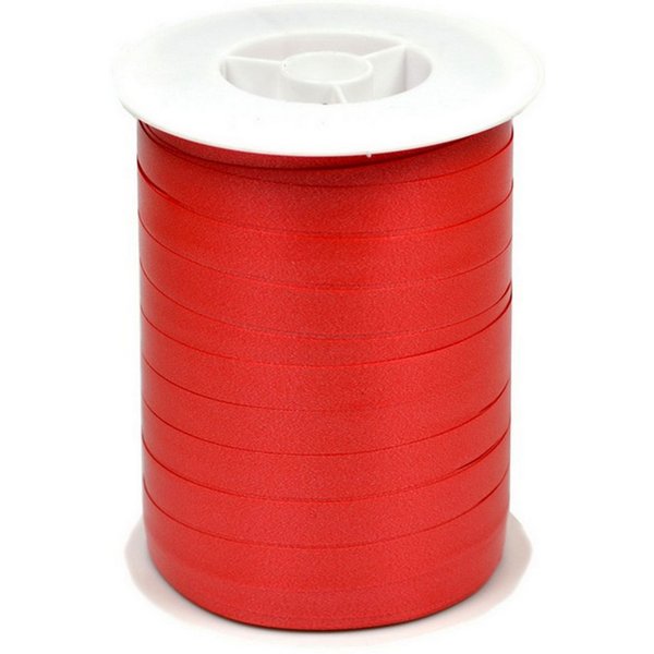 Star Geschenkband, Geschenkband Ringelband 10mm x 250m Rolle Rot