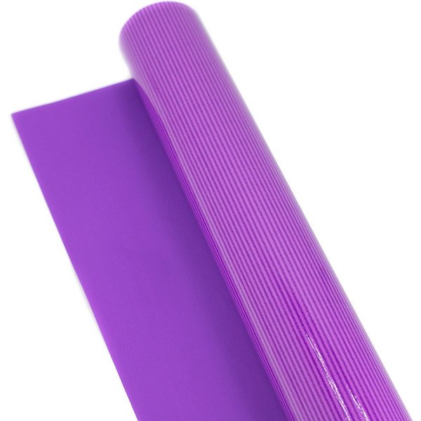 Star Geschenkpapier, Geschenkpapier gestreift 70cm x 2m Rolle Lila beidseitig