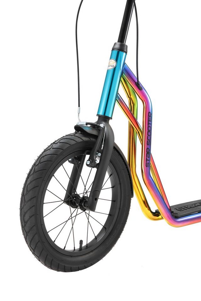 Star-Scooter Cityroller 16 Zoll, ab 8 Jahre, Kinder City Roller ab 140 cm, Jungen, Mädchen, Höhenverstellbar, Seitenständer – Bild 4 von 5