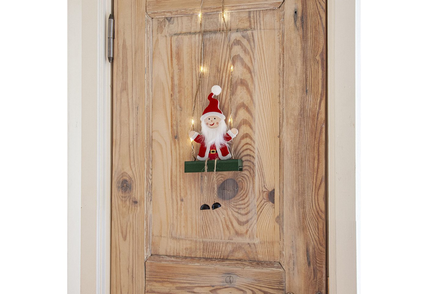 STAR TRADING LED Dekolicht Santa, Leuchtende Weihnachtsdekoration,Santa', schaukelnder Weihnachtsmann a – Bild 3 von 4