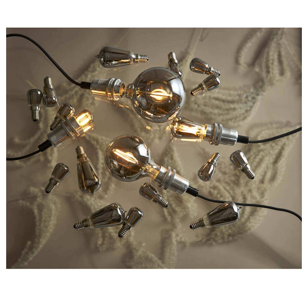 STAR TRADING LED-Leuchtmittel "Soft Glow" E14, 1,5W, 2100K, 45lm, warmweiß, Ra: 90, E14, warmweiß – Bild 5 von 5