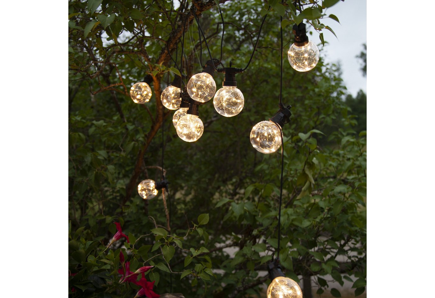 STAR TRADING LED-Lichterkette Big Circus, 10-flammig, Kunststoff, mit Haken zum Aufhängen, ca. 4,5 m, outdoor – Bild 4 von 5