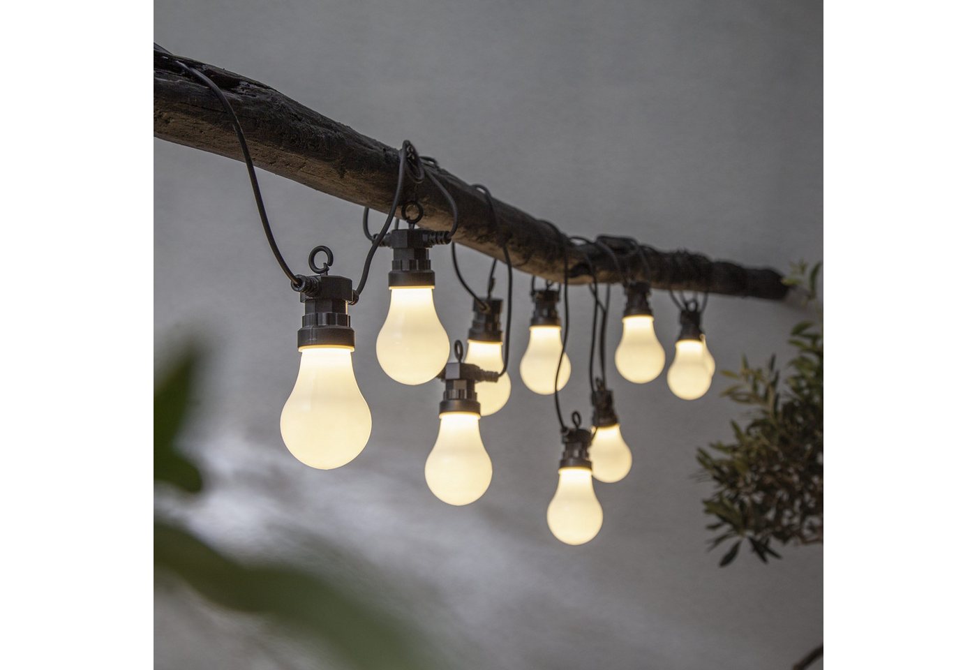 STAR TRADING LED-Lichterkette Circus, 10-flammig, Ø ca. 15 cm, ca. 4,05 m, mit Trafo, outdoor, Vierfarb-Karton – Bild 3 von 4