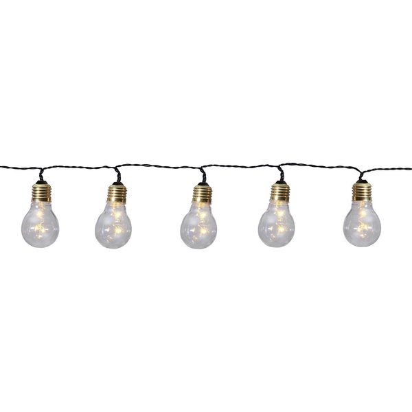 STAR TRADING LED-Lichterkette Glow, 5-flammig, ca.100 cm Länge, Batterie, Timer, Vierfarb-Karton
