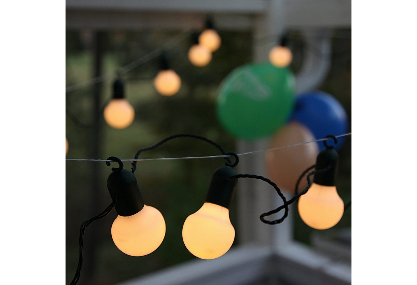 STAR TRADING LED-Lichterkette Hooky, 20-flammig, Länge ca. 5,7 m, outdoor, Vierfarb-Karton – Bild 2 von 3