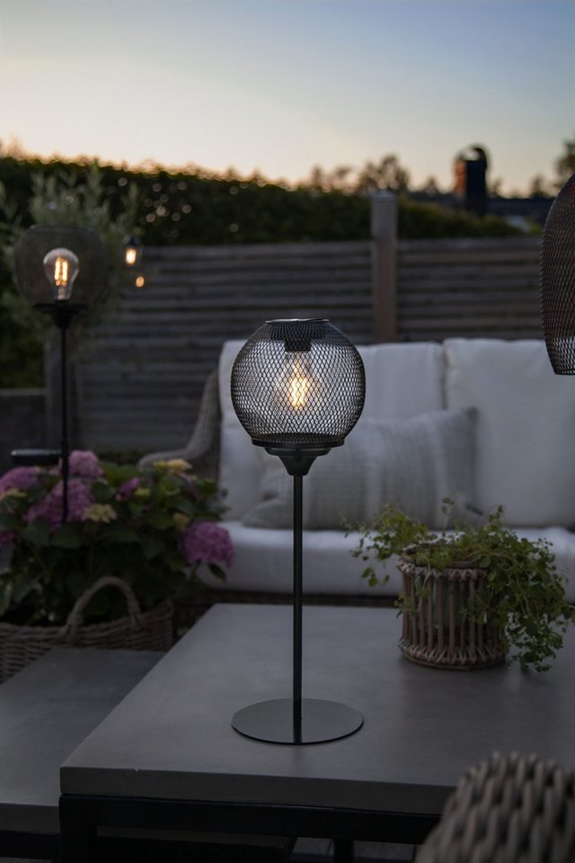 STAR TRADING LED Solarleuchte Solar Lampe Sunlight, Tageslichtsensor, LED fest integriert, Warmweiß, Solar-Tischlampe, Dämmerungssensor – Bild 4 von 5