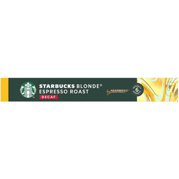Starbucks Kaffee, Starbucks Blonde Espresso Roast Decaf by Nespresso 10 Kapseln 55g