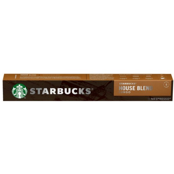 Starbucks Kaffee, Starbucks House Blend by Nespresso Kaffeekapseln Kakaonote 57g