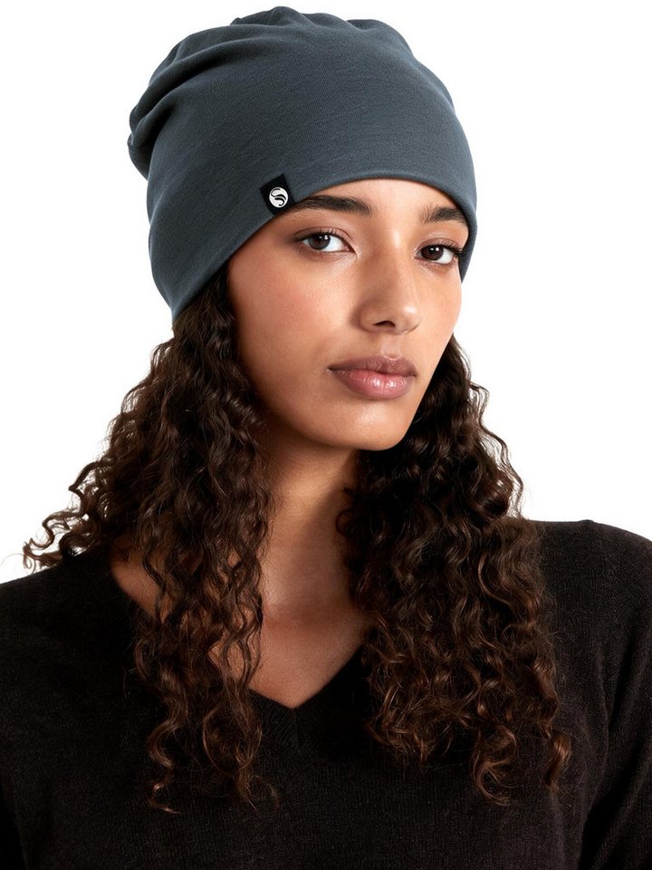 Stark Soul® Beanie Slouch Beanie, leichte Jersey-Mütze für Damen und Herren – Bild 2 von 5