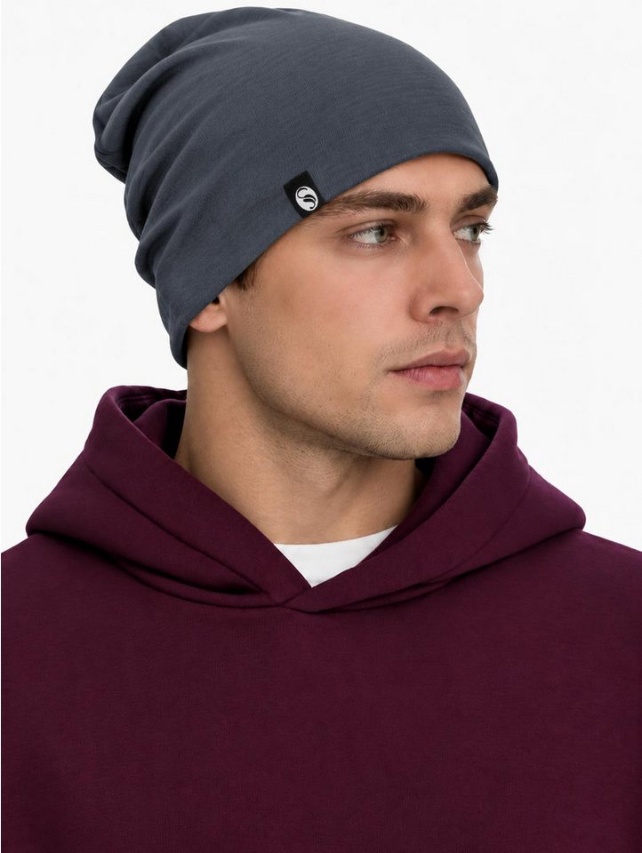 Stark Soul® Beanie Slouch Beanie, leichte Jersey-Mütze für Damen und Herren – Bild 4 von 5