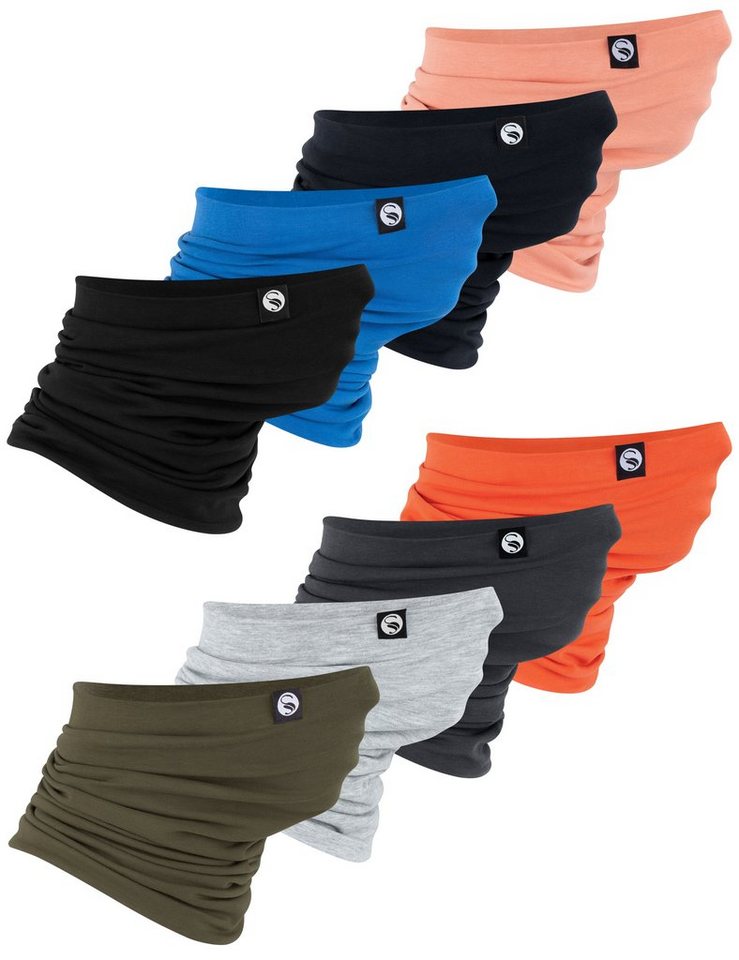 Stark Soul® Multifunktionstuch Solid Cotton, Neckwarmer – Bild 5 von 5