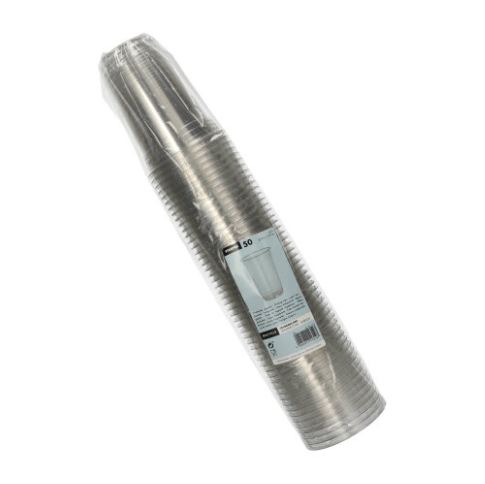Starpak Becher 50 Trinkbecher "Hurricane", PET 0,4 l Ø 9,5 cm · 12,9 cm glasklar – Bild 3 von 4