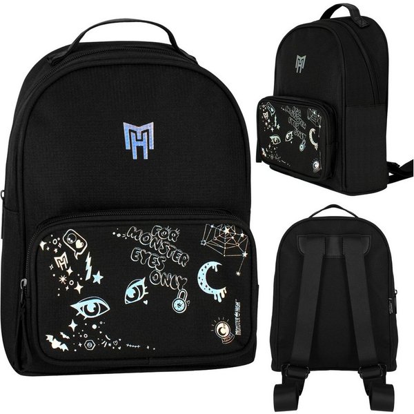 Starpak Vorschulranzen Monster High Schwarzer Jugendrucksack für Mädchen, STARPAK