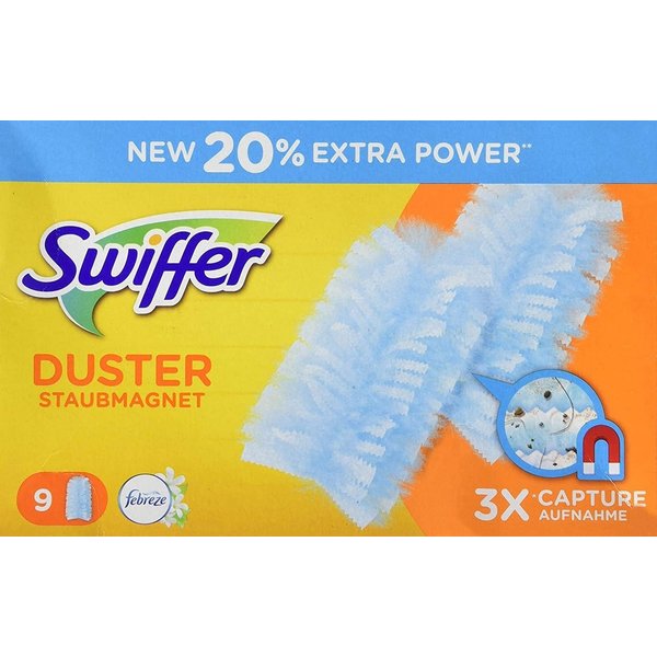 Swiffer Staubbesen Swiffer DUSTER Staubmagnet Staubwischer Nachfüller mit Febreze Frisch