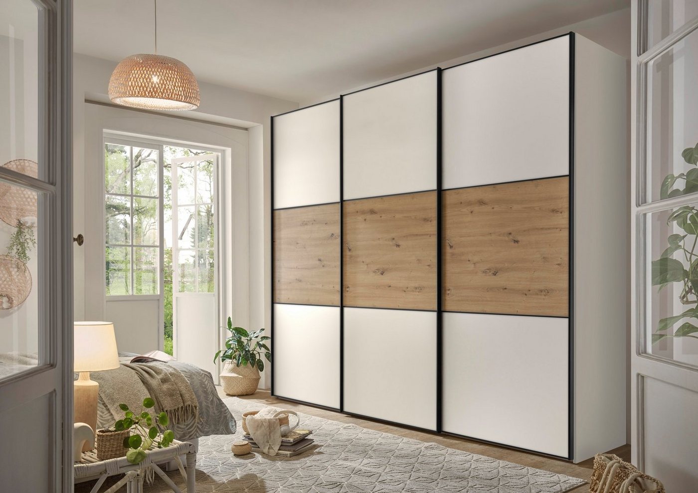 STAUD Schwebetürenschrank Includo, Made in Germany, mit vier verschiedenen Ausstattungsvarianten – Bild 2 von 5