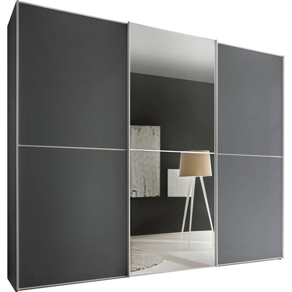 STAUD Schwebetürenschrank Sinfonie Plus, edles Design in hochwertiger Qualität, Made in Germany Mit Spiegeltüre und vier verschiedenen Ausstattungsvarianten