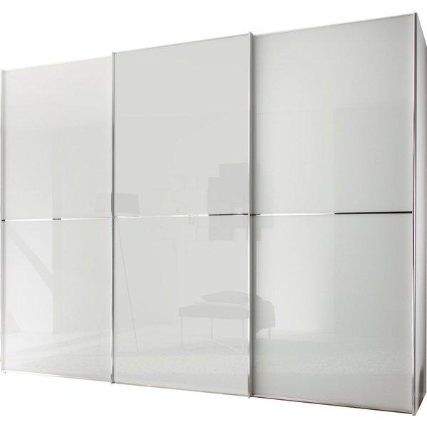 STAUD Schwebetürenschrank Sinfonie Plus, edles Design in hochwertiger Qualität, Made in Germany Mit Glasfront und vier verschiedenen Ausstattungsvarianten