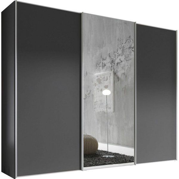 STAUD Schwebetürenschrank Sinfonie Plus, edles Design in hochwertiger Qualität, Made in Germany Mit Spiegeltür und vier verschiedenen Ausstattungsvarianten