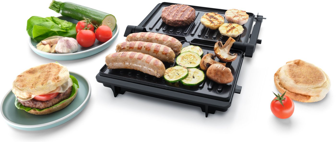 Steba Kontaktgrill FG 10 GRILLINO, 1000 W, Verriegelung am Handgriff zur einfachen Aufbewahrung – Bild 5 von 5