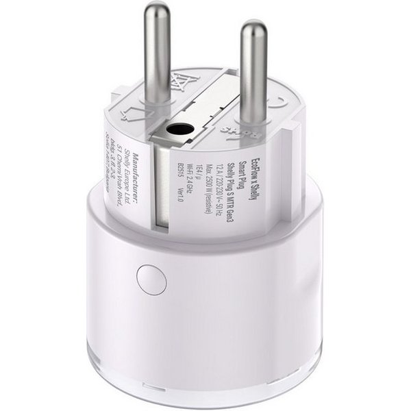 Ecoflow Steckdose EcoFlow Smart Plug, WLAN-Steckdose, 1-St., Überwachung des Stromverbrauchs & automatische Energiezuweisung