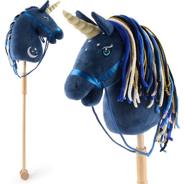 BIECO Steckenpferd Bieco Steckenpferd Kinder Einhorn Luna Hobby