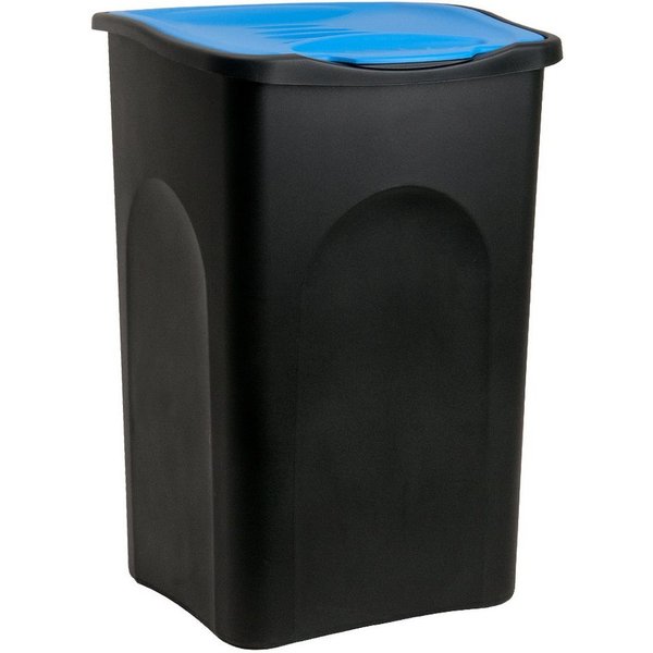 Stefanplast Mülleimer, 50 L Abfallbehälter 56x37x39cm Papierkorb Mülltrennung