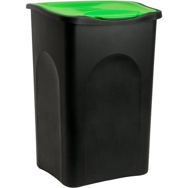 Stefanplast Mülleimer, 50 L Abfallbehälter 56x37x39cm Papierkorb Mülltrennung
