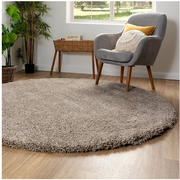 Steffensmeier Hochflor-Teppich Ragolle Twilight - Rund, rund, Original Ragolle Hochflorteppich Shaggy