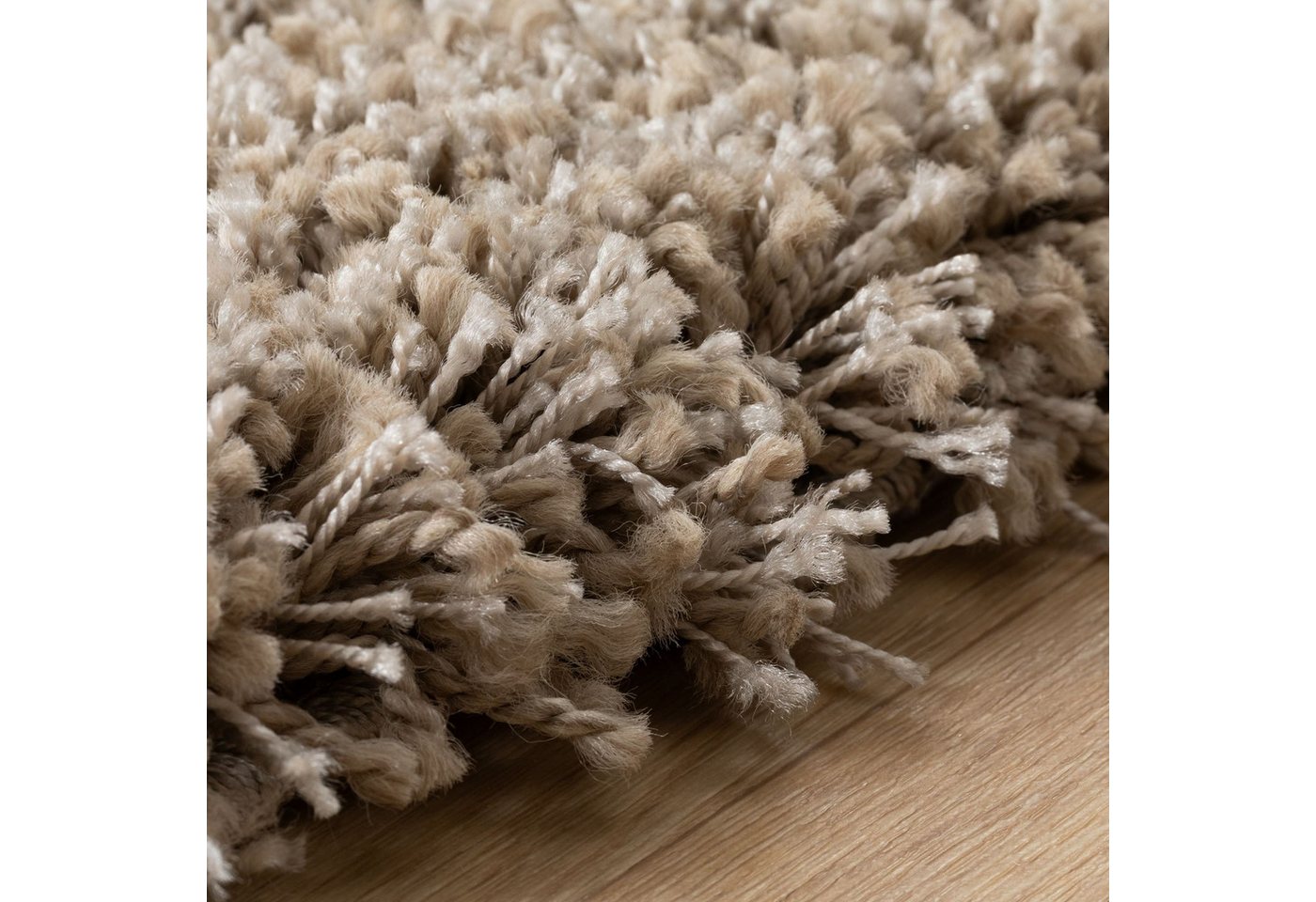 Steffensmeier Hochflor-Teppich Ragolle Twilight - Rund, rund, Original Ragolle Hochflorteppich Shaggy – Bild 5 von 5