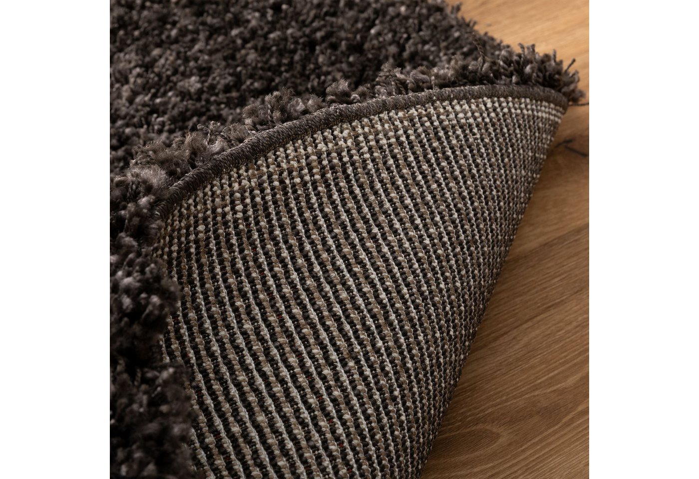 Steffensmeier Hochflor-Teppich Ragolle Twilight - Rund, rund, Original Ragolle Hochflorteppich Shaggy – Bild 5 von 5
