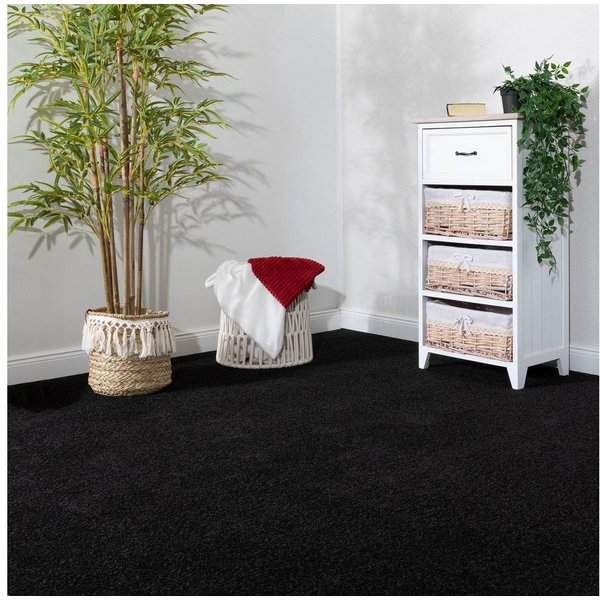Steffensmeier Teppichboden Ibiza, Rechteckig, Kurzflor Teppich, Wohnzimmer
