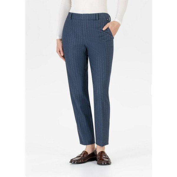 Stehmann Stoffhose mit Nadelstreifen, aus Viskose und Elasthan