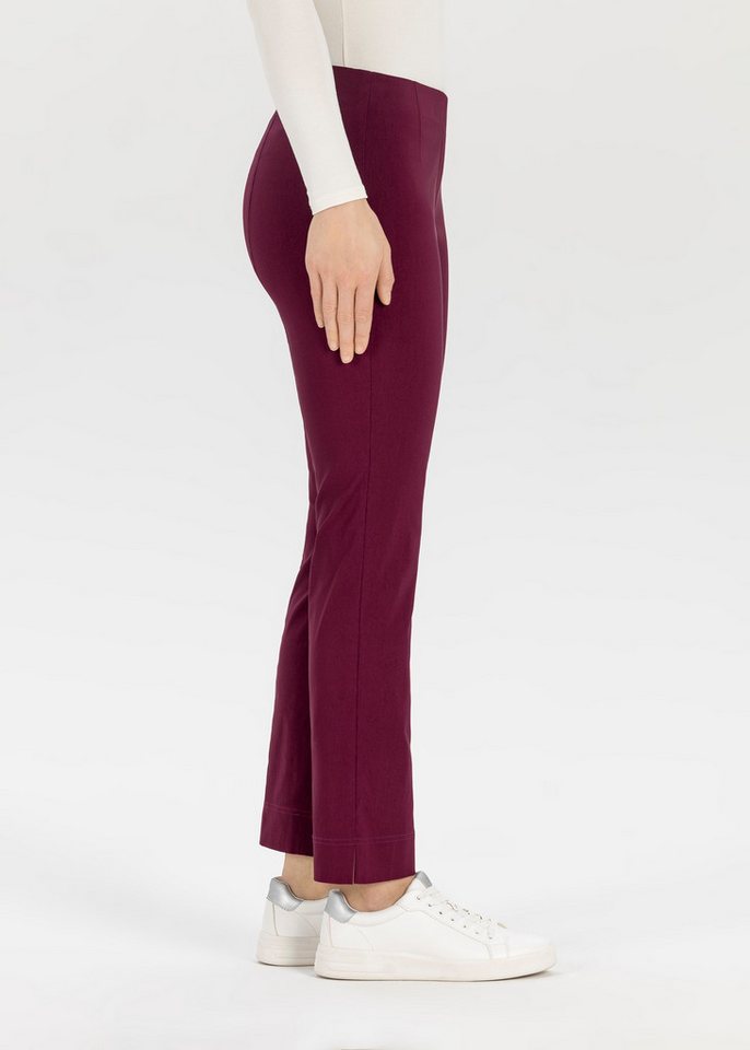 Stehmann Stretch-Hose mit Schlitz – Bild 3 von 5