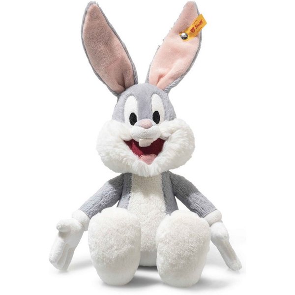 Steiff Kuscheltier Bugs Bunny, grau/weiß